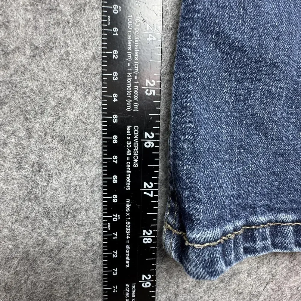 Wrangler 20X Jeans Girls 10 Blue Bootcut Adjustable Waist Embroidered Pockets